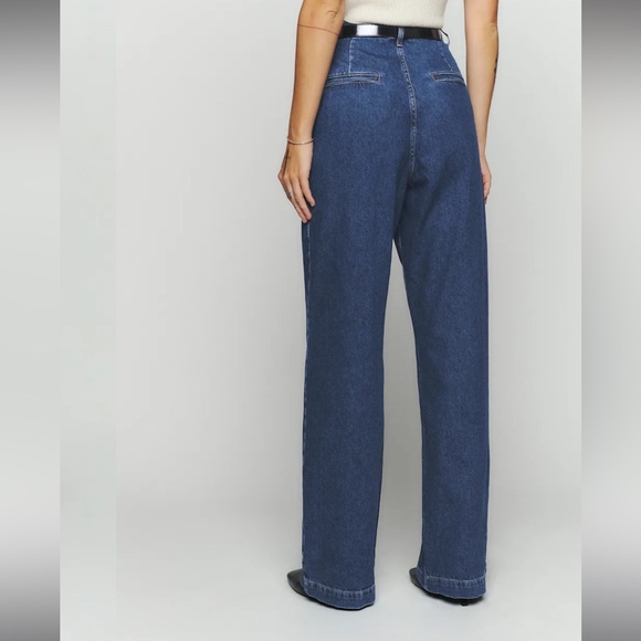 Reformation High Rise Blue Jeans - Picture 3 of 11